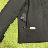 Arsenal Windbreaker  Interchange Jacket Black  White 1:1 Quality Soccer Jersey  25-26