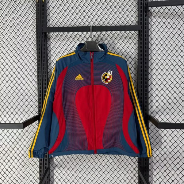 Spain Windbreaker Blue Red 1:1 Quality Windbreaker  Jersey  26-27 (2026)