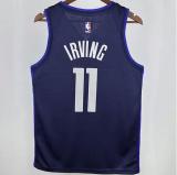 Mavericks IRVING #11 Sapphire Blue NBA Jerseys 24-25