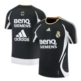 Retro Real Madrid Training Black  Fans 1:1 Quality Soccer Jersey 2006-2007