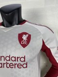 Liverpool Away Long Sleeve  player  1:1 Quality Soccer Jersey 25-26