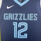 Memphis Grizzlies Blue #12 MORANT 1:1 Quality NBA Jerseys 2023
