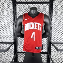 Houston Rockets Away  Red #4 GREEN 1:1 Quality NBA  Season Jerseys 2023