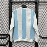 Argentina  Hoodie White Blue  Jacket  Tracksuit  1:1 Quality Soccer Jersey  25-26