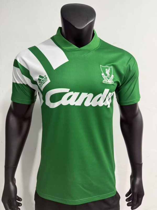 Retro  Liverpool away 1:1 Quality Soccer Jersey  1991-1992