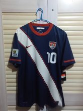 Retro America Away Fans 1:1 Quality Soccer Jersey  2010