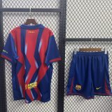 Barcelona Fourth Away With Pants Sets  Fans  1:1 Quality Soccer Jersey  25-26