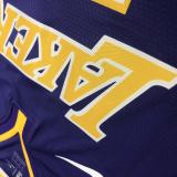 Los Angeles Lakers Kobe #24 BRYANT  Purple V-neck NBA Jerseys