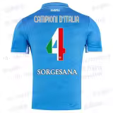 Napoli home 4 champion Player  1:1 Quality Soccer Jersey  23-24