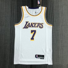Los Angeles Lakers  75 Year  White #7 ANTHONY  1:1 Quality NBA Season Jerseys 2022