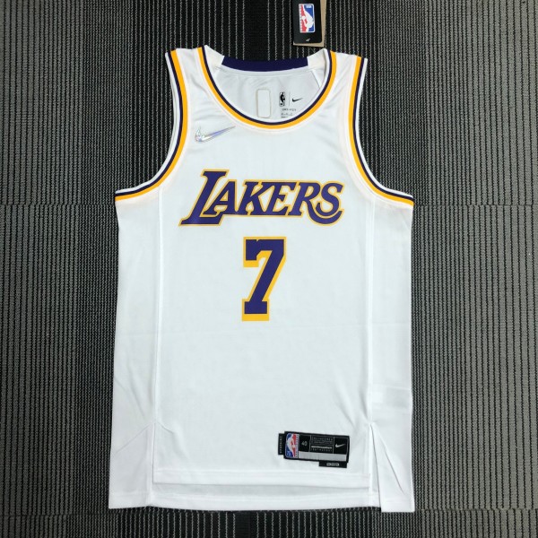 Los Angeles Lakers  75 Year  White #7 ANTHONY  1:1 Quality NBA Season Jerseys 2022