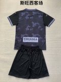 Swansea City away kids 1:1 Quality Soccer Jersey  24-25