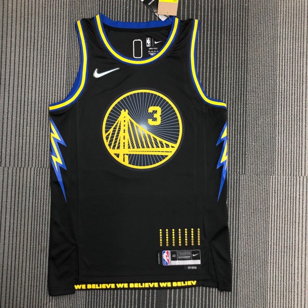 Golden State Warriors Black City Edition #3 POOLE 1:1 Quality NBA Season Jerseys  2022