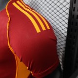 Roma Home Player   1:1 Quality Soccer Jersey   25-26