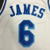 Los Angeles Lakers White Latin Night #6 JAMES 1:1 Quality NBA Season Jerseys