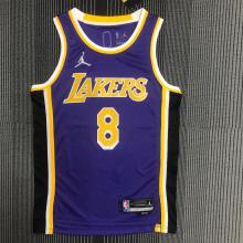 Los Angeles Lakers 75 Year Kobe #8 BRYANT Purple  NBA Jerseys