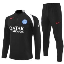 PSG Training Tracksuit Black Player (Kids And Man )  1:1  25-26