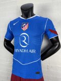 Atletico Madrid  Third Away Player 1:1 Quality Soccer Jersey   25-26
