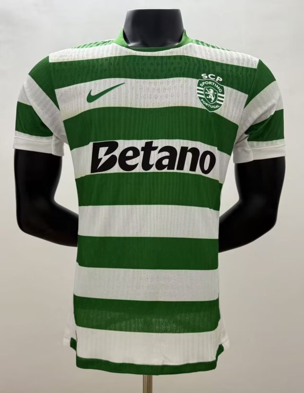 Sporting Lisbon Home Player 1:1 Quality Soccer Jersey  25-26