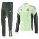 Real Madrid  Windbreaker Sets With pants  Green 1:1 Quality Soccer Jersey  25-26