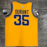 Golden State Warriors Yellow  #35 DURANT 1:1 Quality NBA Season Jerseys