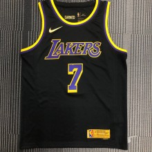 Retro Los Angeles Lakers Black Reward Edition #7 ANTHONY 1:1 Quality NBA Season Jerseys 2021