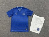 Everton Home  kids 1:1 Quality Soccer Jersey 25-26