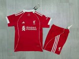 Liverpool Home Kids  1:1 Quality Soccer Jersey   25-26