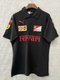 F1 Ferrari Black polo  Short Sleeve Racing Suit 2026