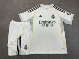 Real Madrid Home Fans  Kids 1:1 Quality Soccer Jersey  25-26