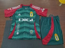 oviedo 3R away kids   1:1 Quality Soccer Jersey   24-25