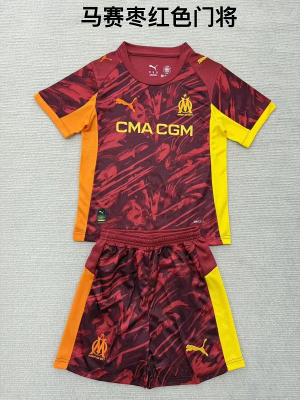 Marseille  Goalkeeper Fans  (Kids and Man)  1:1 Quality Soccer Jersey  25-26