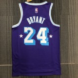 Los Angeles Lakers 75 Year City Edition Kobe #24 BRYANT Purple  NBA Jerseys