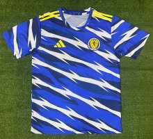 Scotland Training clothes  Fans 1:1 Quality Soccer Jersey   24 -25