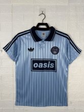 Adidas Clover T-shirt  Blue Fans 1:1 Quality Soccer Jersey  25-26