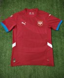 Serbia home Fans 1:1 Quality Soccer Jersey  24-25