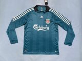 Retro Liverpool Away Long Sleeve 1:1 Quality Soccer Jersey 2008-2009
