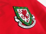 Retro Welsh home 1:1 Quality Soccer Jersey  1990-1992