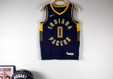Indiana Pacers Blue Kids  #0 HALIBURTON 1:1 Quality NBA Jerseys