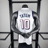USA Boston Celtics White #10 TATUM 1:1 Quality NBA Jerseys  2024 Olympic Games