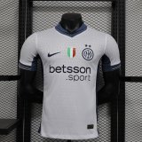 Inter Milan away Player  1:1 Quality Soccer Jersey   24-25
