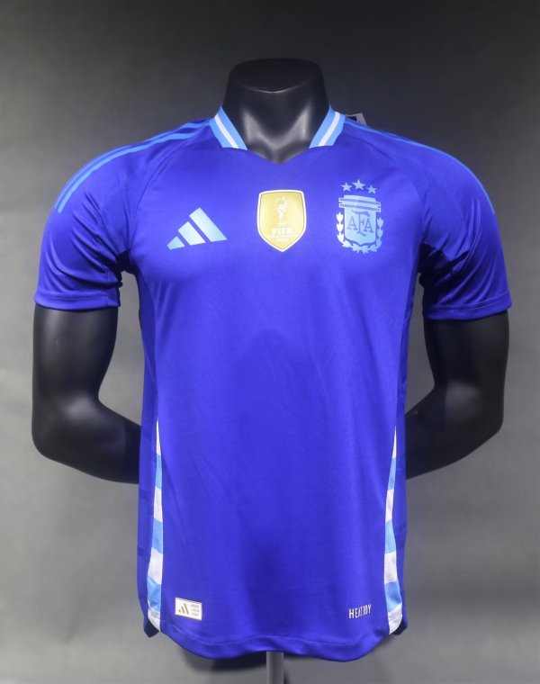 Argentina away  Player 1:1 Quality Soccer Jersey  24-25（With Gold Patch）