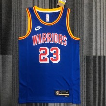 Golden State Warriors Blue Retro #23 GREEN 1:1 Quality NBA Season Jerseys 75 Year