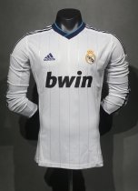 Retro Real Madrid player long Home 1:1 Quality Soccer Jersey  2012-2013