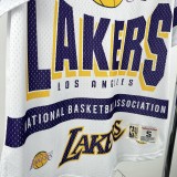Retro  Los Angeles Lakers  White  1:1 Quality NBA  Season Jerseys 2026