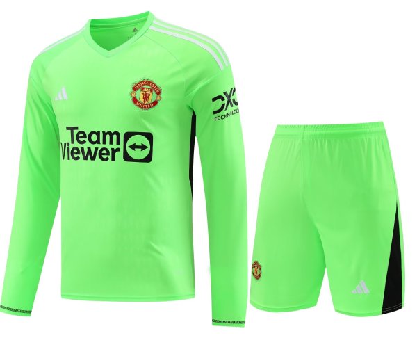 Manchester United goalkeeper Long sleeve set 1:1   23-24