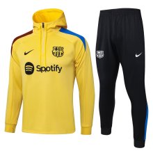 barcelona hoodie Jacket  Tracksuit   1:1 Quality Soccer Jersey   25-26