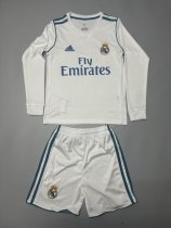 Retro Real Madrid long  home Kids  2017-2018