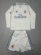 Retro Real Madrid long  home Kids  2017-2018