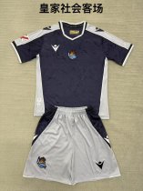 Real Sociedad  Away  Fans  (Kids and Man)  1:1 Quality Soccer Jersey  25-26
